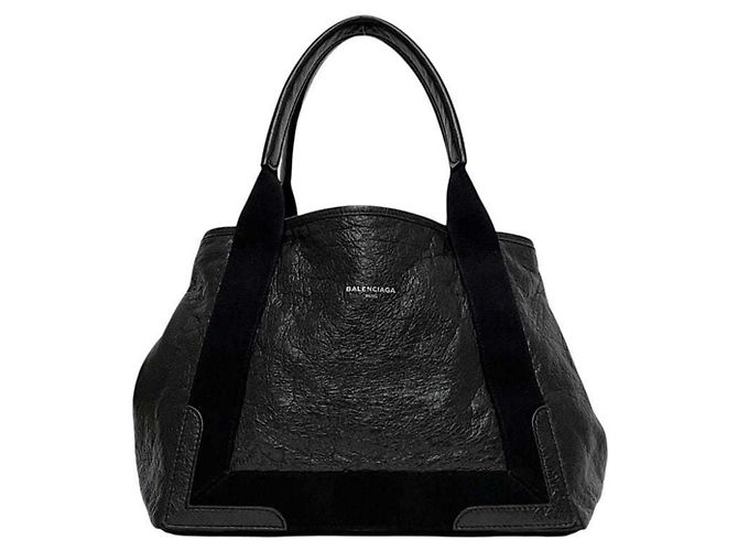 Borsa Tote Balenciaga in pelle nera Nero - vista 2
