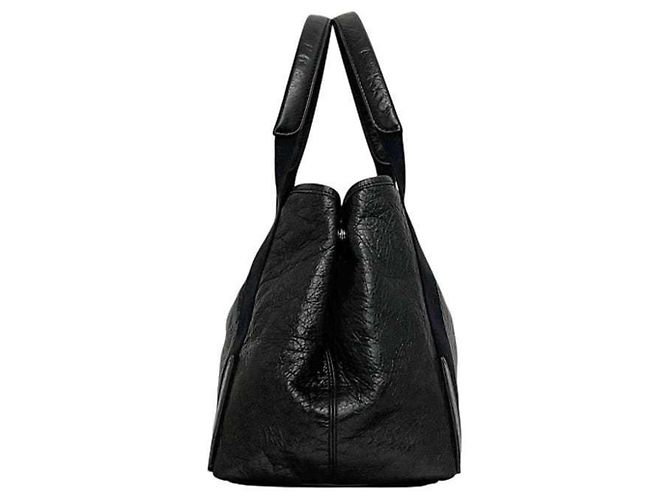 Borsa Tote Balenciaga in pelle nera Nero - vista 3