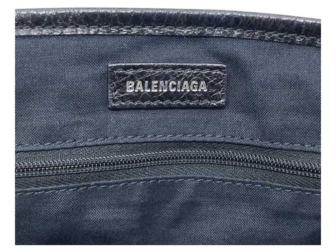 Borsa Tote Balenciaga in pelle nera Nero - vista 8