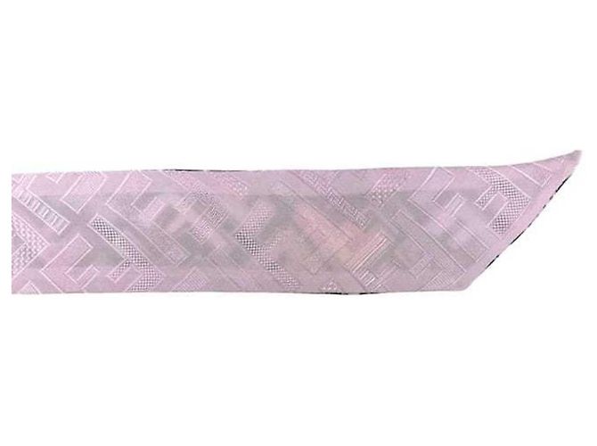 Fendi Ribbon langer Schal Schwarz Pink Mehrfarben - Ansicht 5