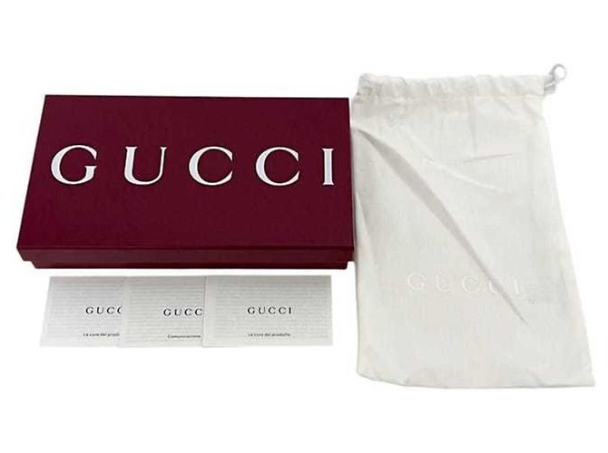 Gucci Geldbörse Beige Leder - Ansicht 10