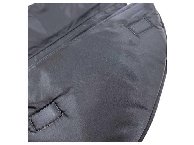 Borsa Saddle in nylon nero Christian Dior - vista 11