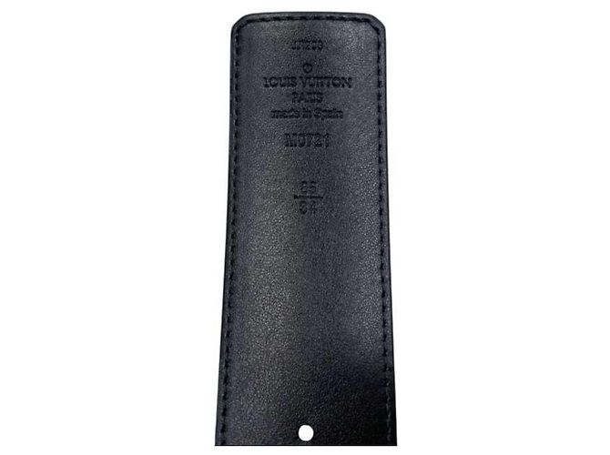 Cinturón Reversible Monogram Louis Vuitton Negro Azul Monograma - vista 7