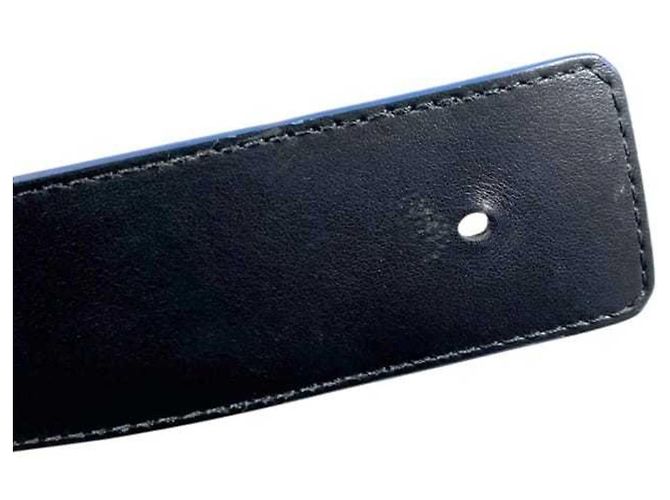 Cinturón Reversible Monogram Louis Vuitton Negro Azul Monograma - vista 9