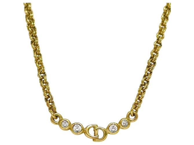 Collana Christian Dior placcata oro D'oro - vista 2