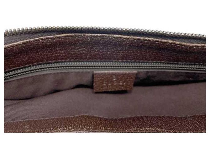 Borsa a tracolla Gucci beige e marrone - vista 5
