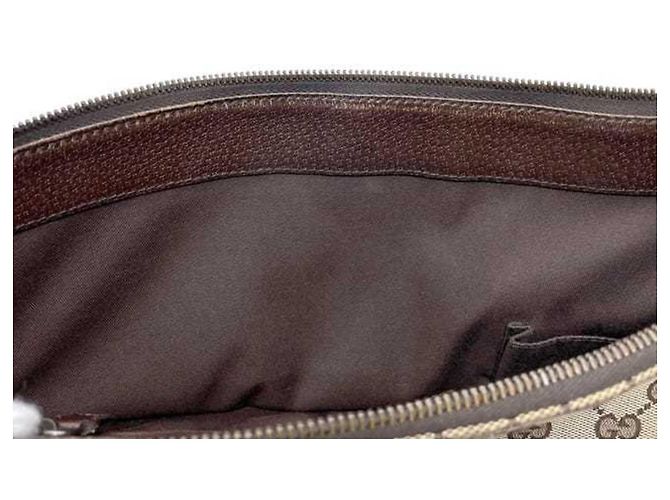 Borsa a tracolla Gucci beige e marrone - vista 6
