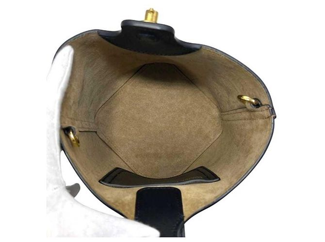 Loewe Pebble Bucket Schultertasche Schwarz - Ansicht 4