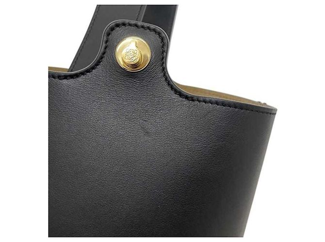 Loewe Pebble Bucket Schultertasche Schwarz - Ansicht 9