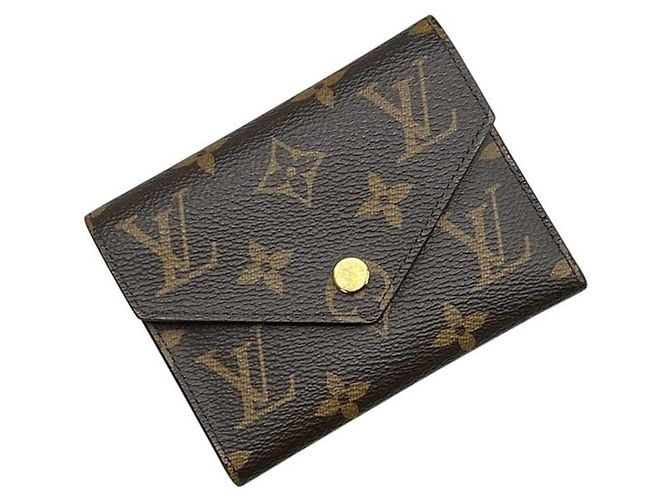 Louis Vuitton Tri-fold Wallet Victorine Braun Pink Monogramm - Ansicht 2