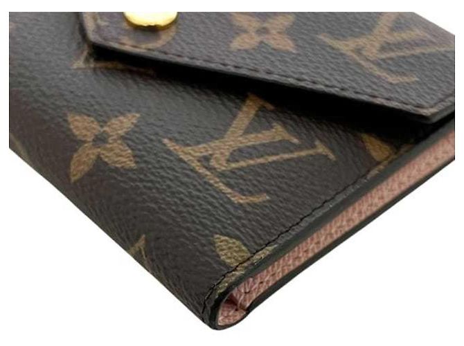 Louis Vuitton Tri-fold Wallet Victorine Braun Pink Monogramm - Ansicht 9