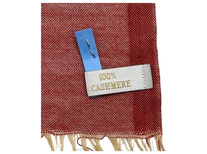 Chanel Cashmere-Stola in Rot - Ansicht 6