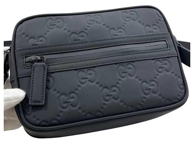 Borsa a tracolla Gucci nera Nero - vista 9