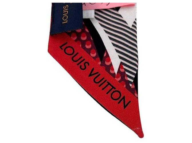 Louis Vuitton Seidenschal mehrfarbig Rot Mehrfarben - Ansicht 10