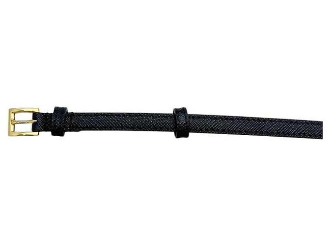 Prada Gürtel aus schwarzem Saffiano-Leder - Ansicht 4