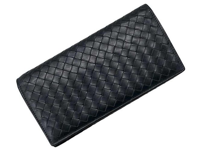 Bottega Veneta Schwarzes Bi-fold Long Wallet - Ansicht 2