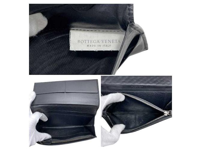 Bottega Veneta Schwarzes Bi-fold Long Wallet - Ansicht 4