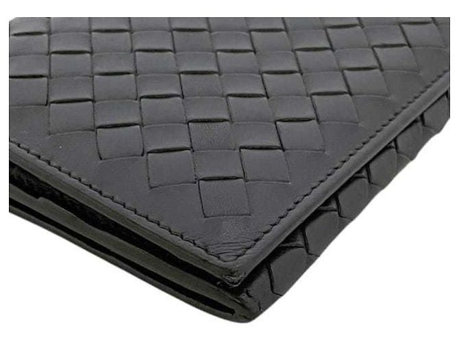 Bottega Veneta Schwarzes Bi-fold Long Wallet - Ansicht 8