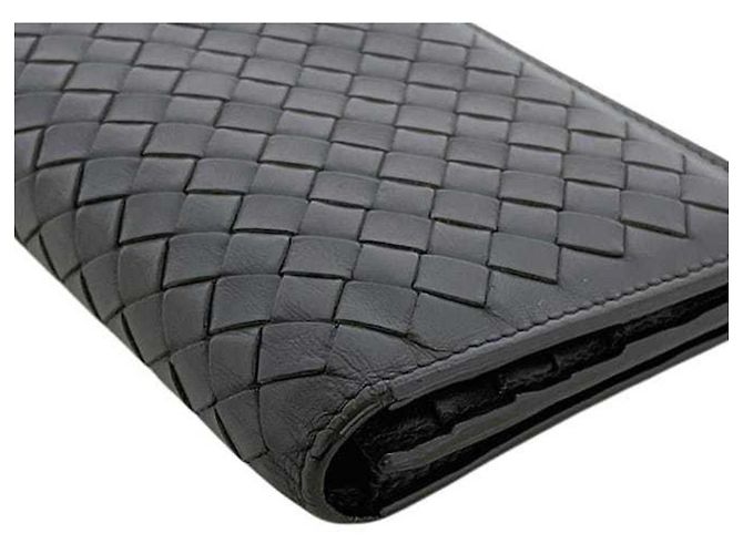 Bottega Veneta Schwarzes Bi-fold Long Wallet - Ansicht 9