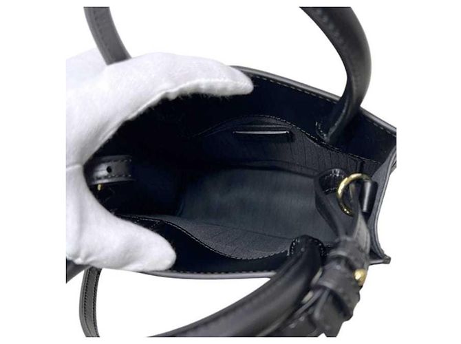 Borsa a 2 modi in pelle nera Loewe Nero - vista 6