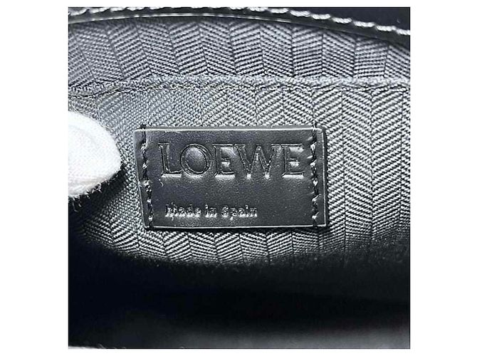 Borsa a 2 modi in pelle nera Loewe Nero - vista 7