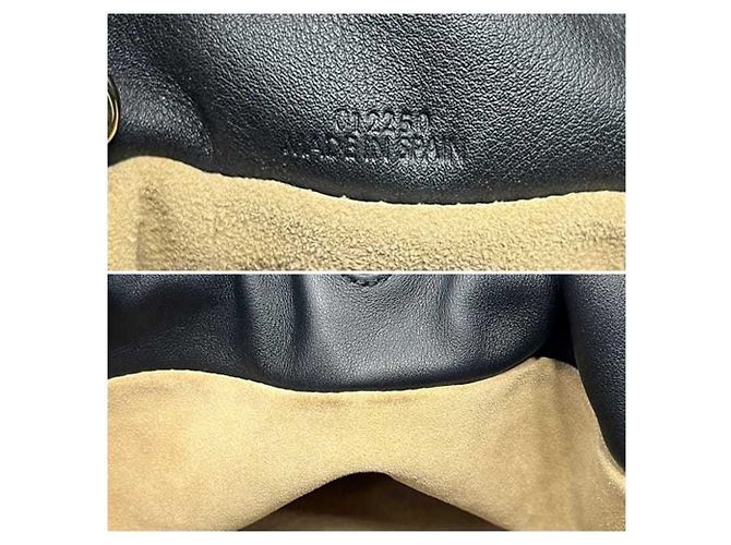 Loewe Flamenco Clutch Schultertasche Schwarz - Ansicht 5