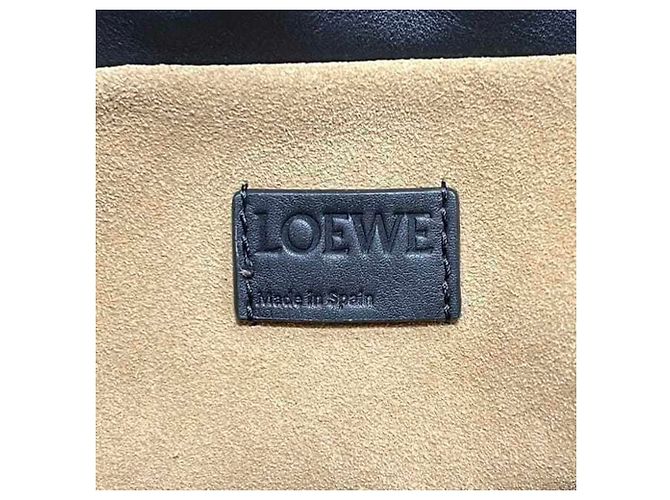 Loewe Flamenco Clutch Schultertasche Schwarz - Ansicht 6
