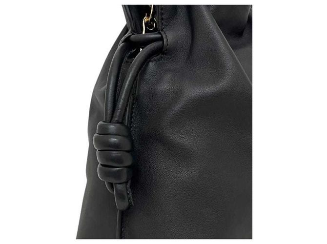 Loewe Flamenco Clutch Schultertasche Schwarz - Ansicht 8