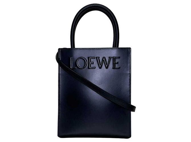 Borsa Tote Loewe 2-way Standard A5 nera Nero - vista 2