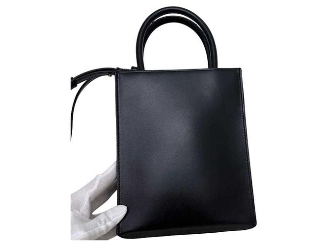 Borsa Tote Loewe 2-way Standard A5 nera Nero - vista 8