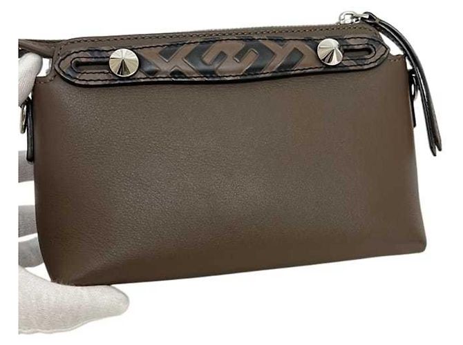 Borsa a tracolla 2-way Fendi By The Way Marrone Beige - vista 11