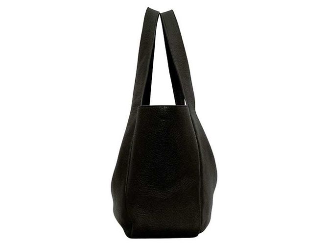 Saint Laurent Tote Bag aus Leder in Khakigrün - Ansicht 3