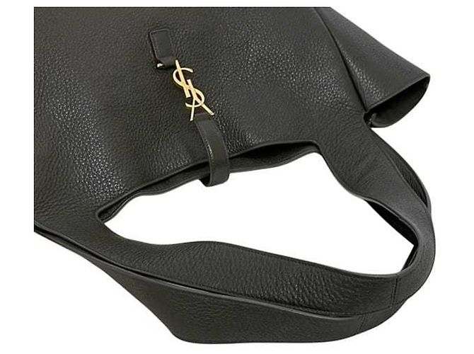 Saint Laurent Tote Bag aus Leder in Khakigrün - Ansicht 9