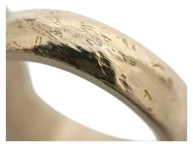 Anello Chanel Gold Band con strass D'oro - vista 10