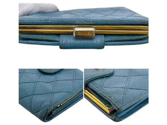 Cartera Bi-Fold Chanel en azul - vista 8
