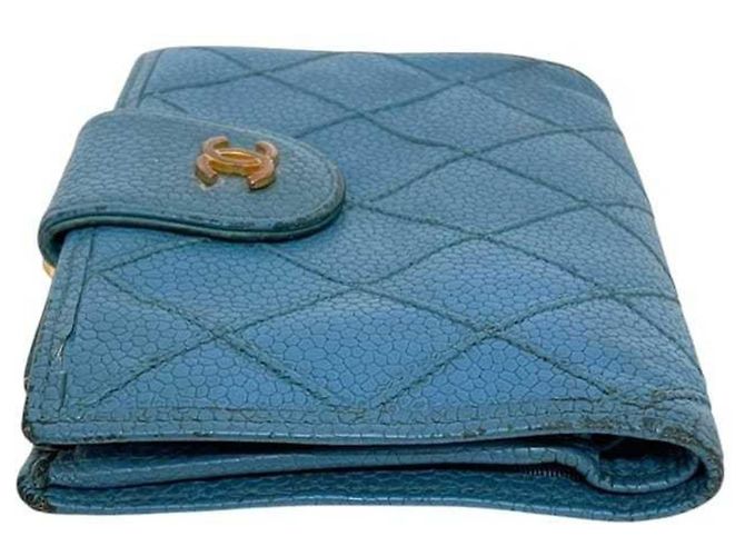 Cartera Bi-Fold Chanel en azul - vista 9