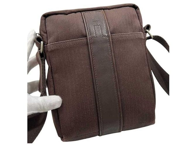 Hermès Borsa a tracolla Hermes Acapulco Bandoulière PM Marrone - vista 6