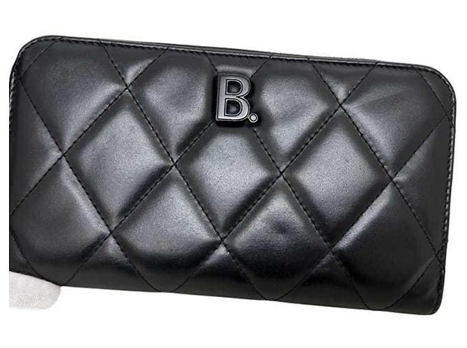 Balenciaga Langer schwarzer Geldbeutel - Ansicht 11