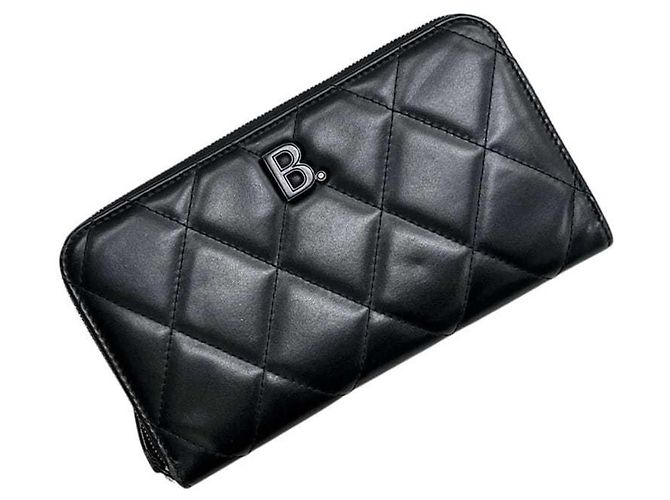 Balenciaga Langer schwarzer Geldbeutel - Ansicht 2