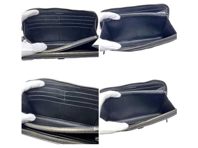 Balenciaga Langer schwarzer Geldbeutel - Ansicht 4