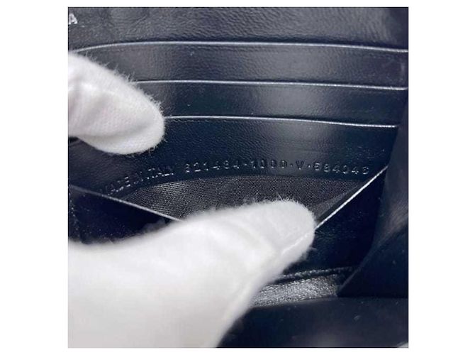 Balenciaga Langer schwarzer Geldbeutel - Ansicht 6
