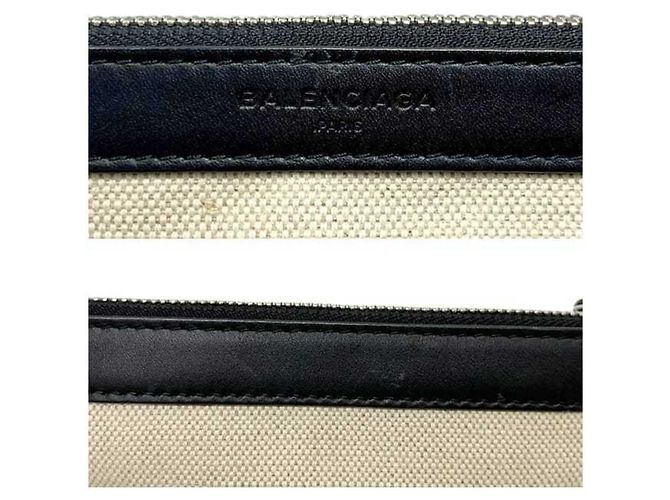 Everyday Borsa tote Balenciaga nera e bianca Nero Bianco - vista 4