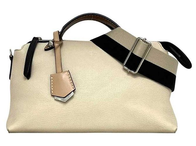 Borsa a tracolla 2-way Fendi Marrone Nero Beige - vista 2