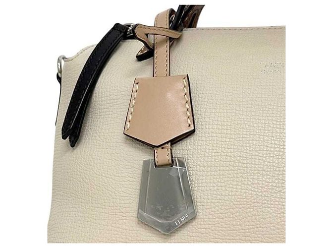 Borsa a tracolla 2-way Fendi Marrone Nero Beige - vista 8