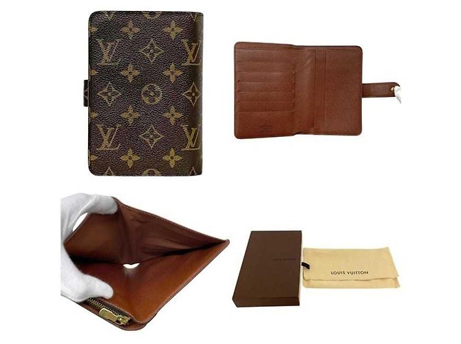 Louis Vuitton Monogram Bi-fold Wallet Braun Monogramm - Ansicht 3