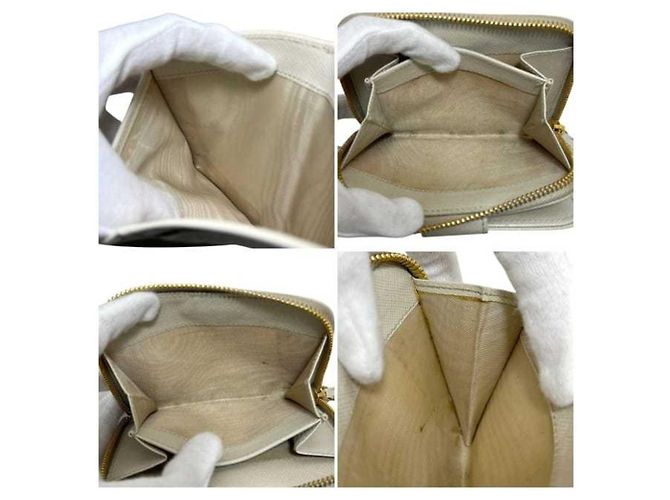 Saffiano Prada Beige and White Bi-Fold Wallet - view 5