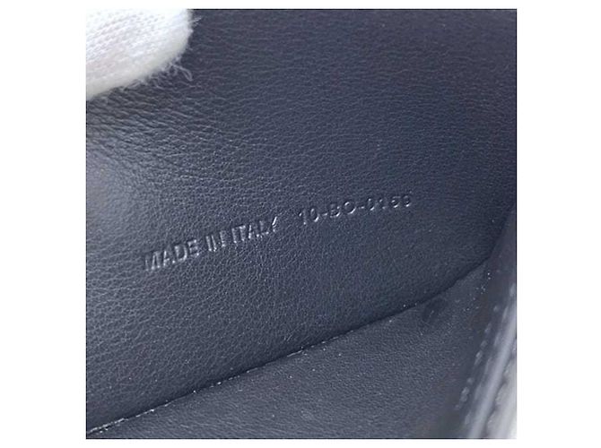 Tarjetero de piel gris Christian Dior Castaño - vista 6