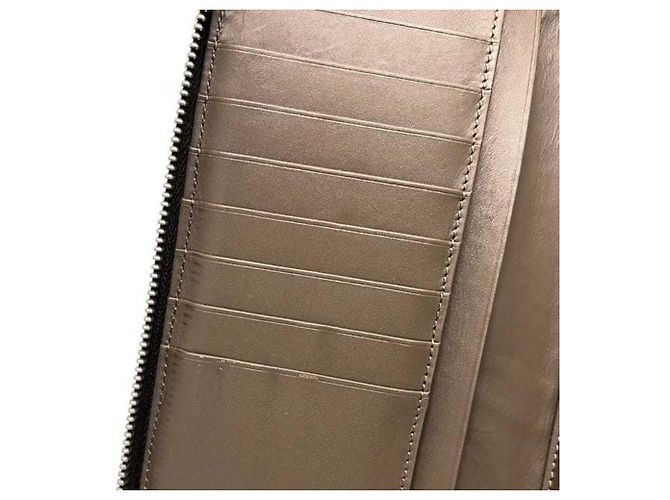 Puzzle Loewe Round Long Wallet Braun Beige - Ansicht 5