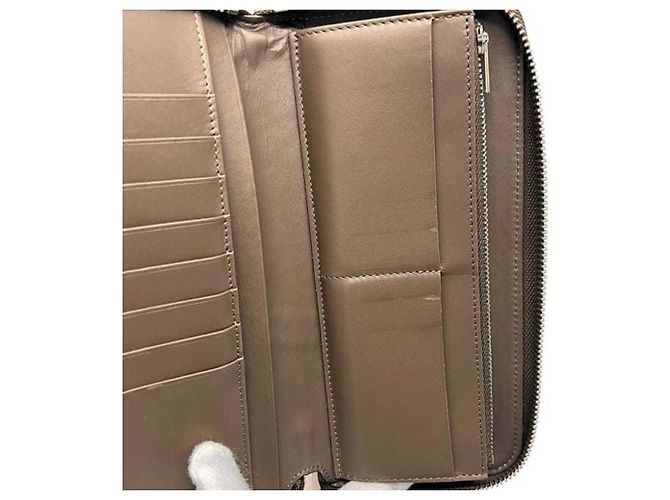 Puzzle Loewe Round Long Wallet Braun Beige - Ansicht 6