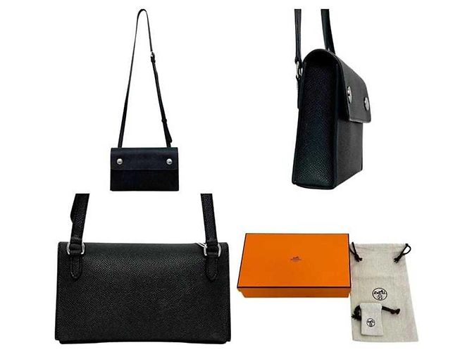 Hermès Borsa a Spalla Hermes - Nap to Go Nero - vista 3